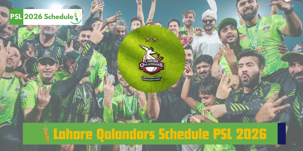 lahore qalandars psl match schedule