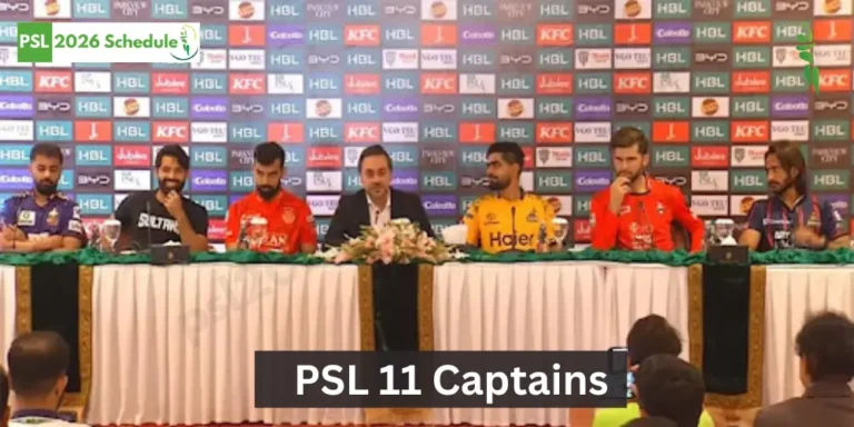 psl 11 captians