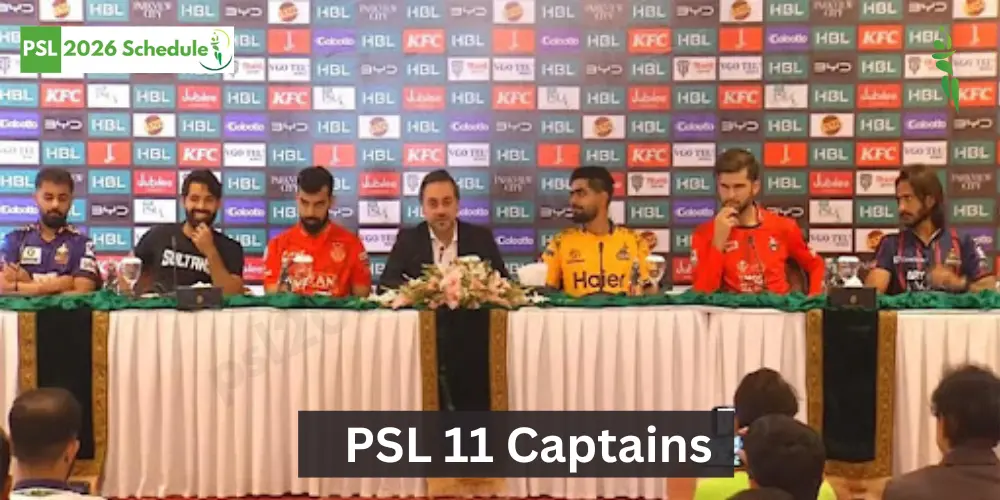 psl 11 captians