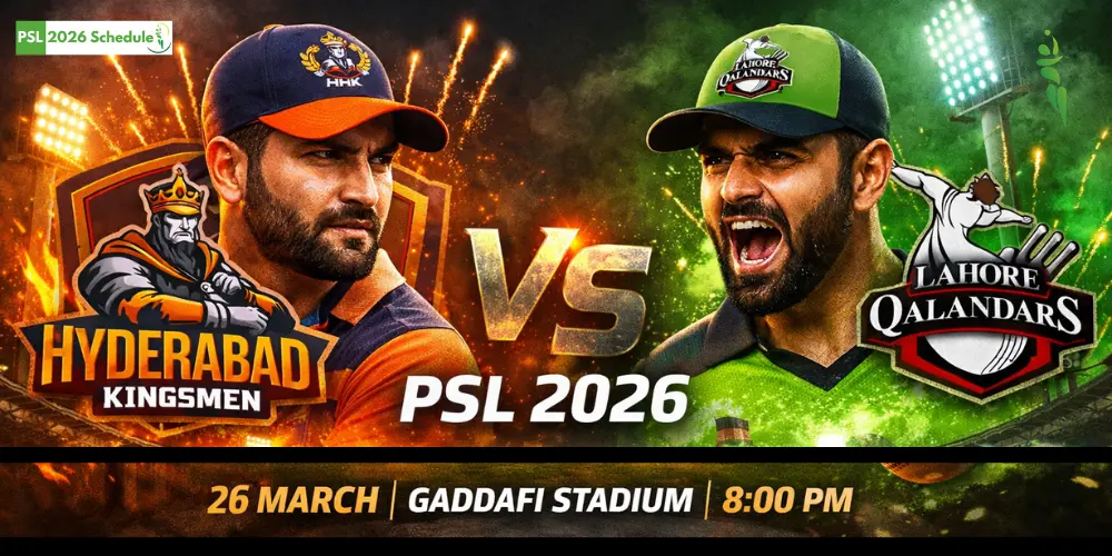 PSL 11: Lahore Qalandars vs Hyderabad Kingsmen