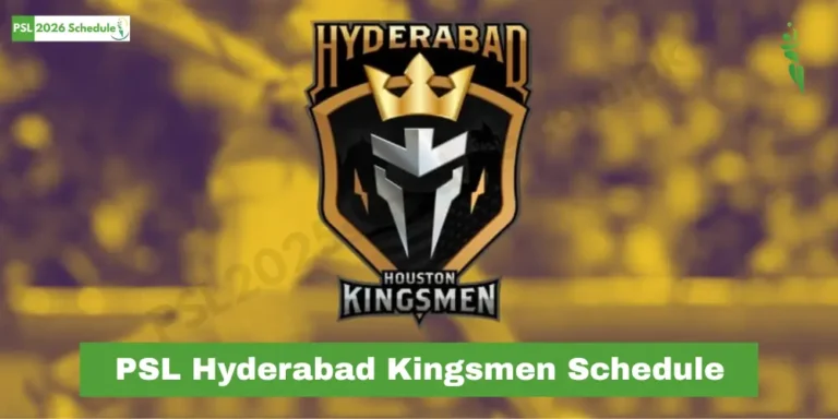 HH Kingsmen Schedule